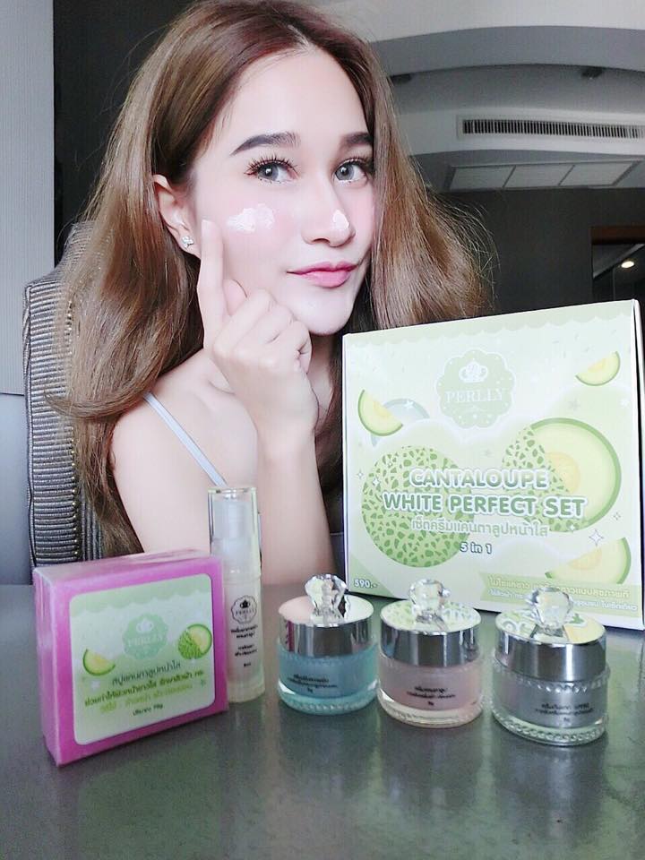 ครีมแคนตาลูปหน้าใส (CANTALOUPE WHITE PERFECT SET)