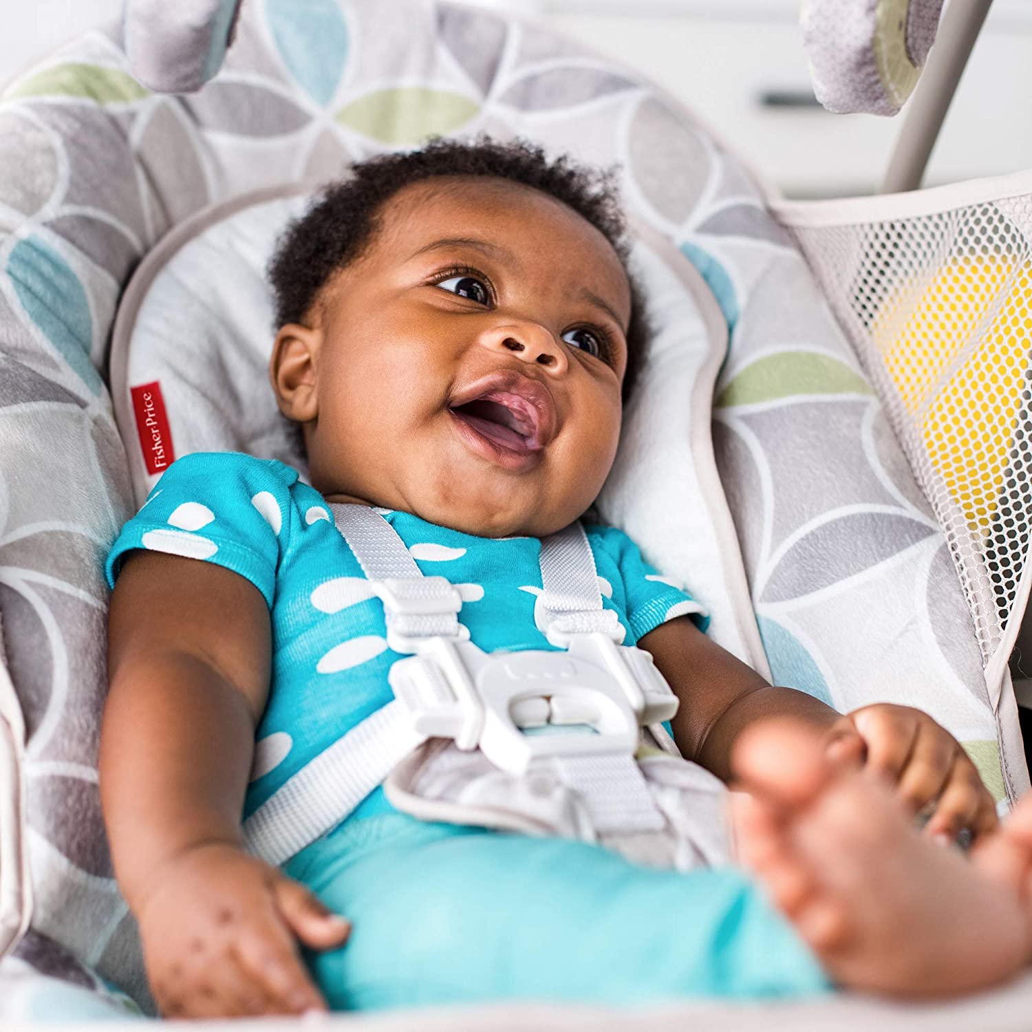 Fisher-Price Deluxe Take-Along Swing & Seat Mocha Swirl ราคา 3,990.- บาท