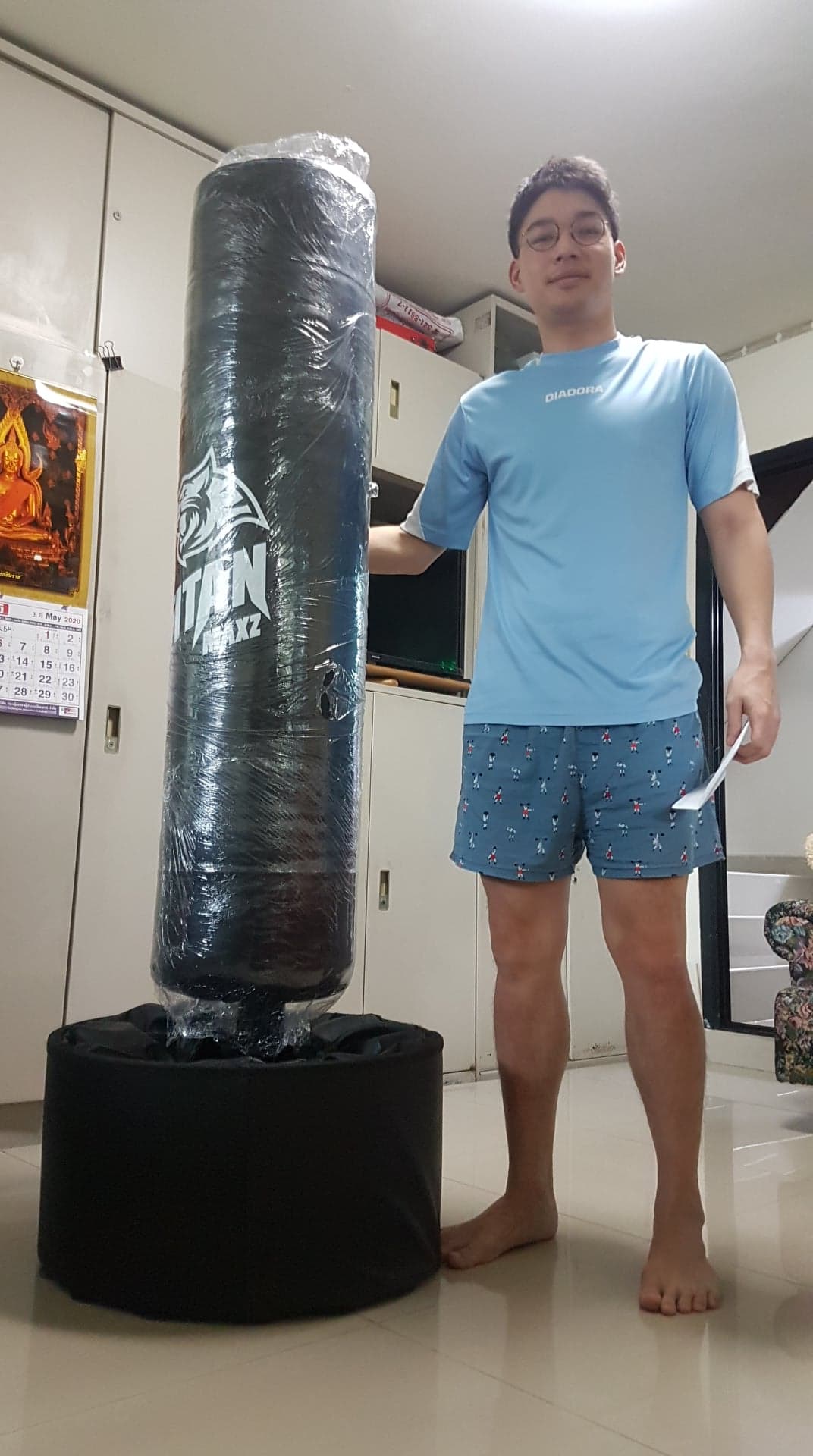 กระสอบทรายตั้งพื้นรุ่น TitanFit วางได้ทุกพื้นผิว