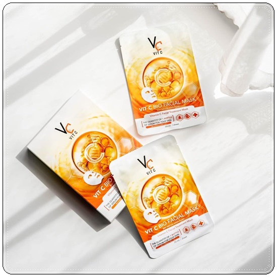 มาส์กวิตซีเกาหลี Vit C BIO Facial Mask (ส่งฟรี)