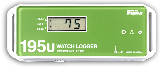 Fujita รุ่นKT-295U/GXเครื่องวัดและบันทึกอุณหภูมิความชื้นและแรงกระแทก,WatchLogger Data Logger,Meas.range:Temp.-40～80℃,Hum.0～99RH,Imp.3～125G