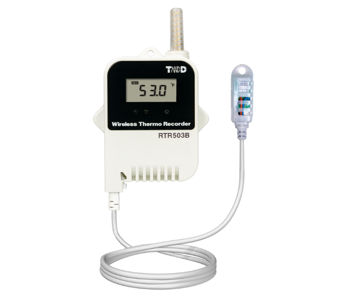 T&D รุ่นRTR503Bเครื่องวัดและบันทึกอุณหภูมิความชื้น,Temperature/Humidity Data Logger,Temp/Hum:0～55°C,10～95%RH