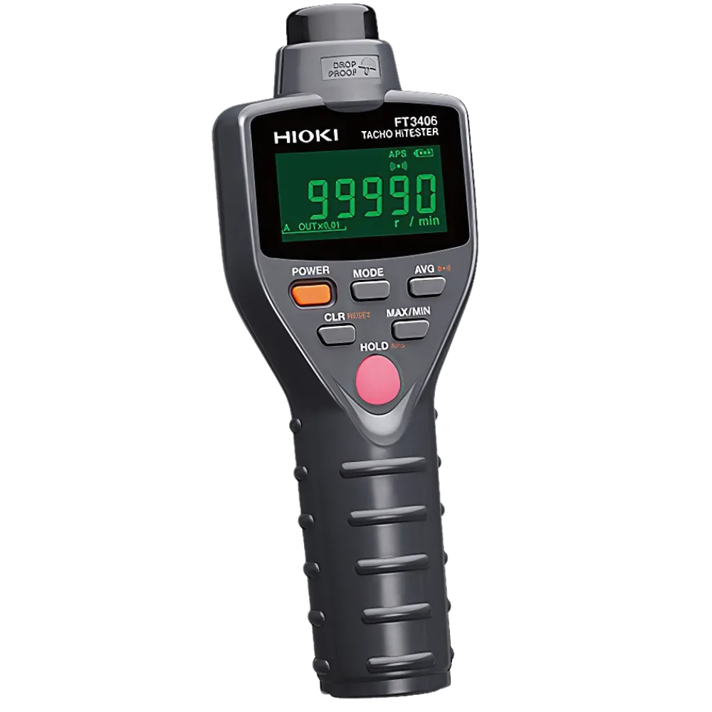 Hioki รหัส FT3406 เครื่องวัดความเร็วรอบ 2-1, Handheld non-contact digital tachometer