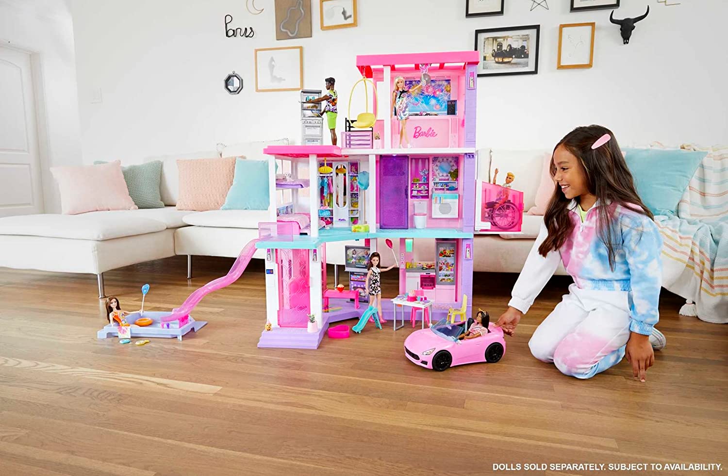 บ้านตุ๊กตาบาร์บี้ ฉลองครบรอบ 60 ปี Barbie 60th Celebration DreamHouse Playset (3.75 ft) 3 Year Olds+ ราคา 12,900 บาท