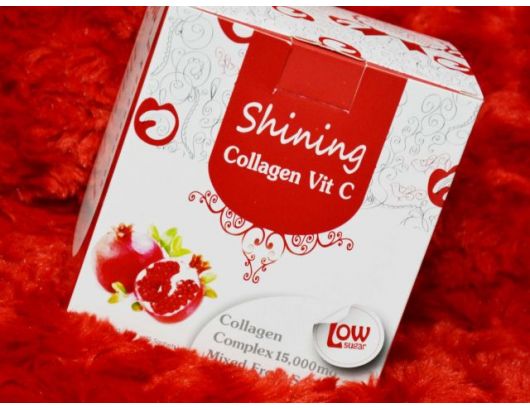 Shining collagen Vit C ชายนิ่งคอลลาเจน จัดโปรส่งฟรี EMS