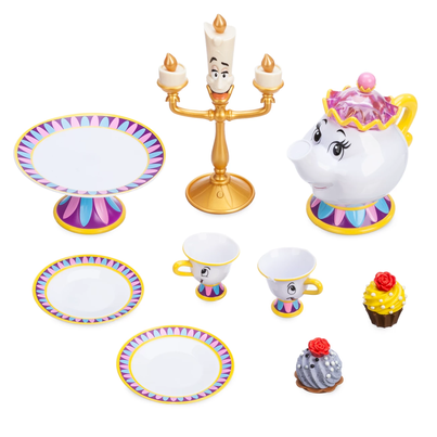 รถน้ำชาเจ้าหญิงเบลล์ Beauty and the Beast ''Be Our Guest'' Singing Tea Cart Play Set