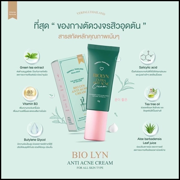 ละลายสิว BIOLYN Extra Anti Acne YERPALL