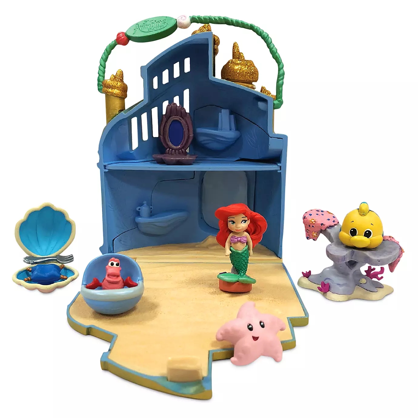 มินิเพลย์เซ็ท Disney Animators' Collection Littles Ariel Palace Play Set – The Little Mermaid ราคา 1250 บาท