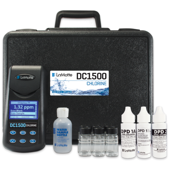 Lamotte รุ่น DC-1500-Chlorine(Cl) เครื่องวัดสารคลอรีนในน้ำ,Chlorine (free&total),colorimeter lab/Liquid reagents,meas.range:0～5.0,(code:3240)