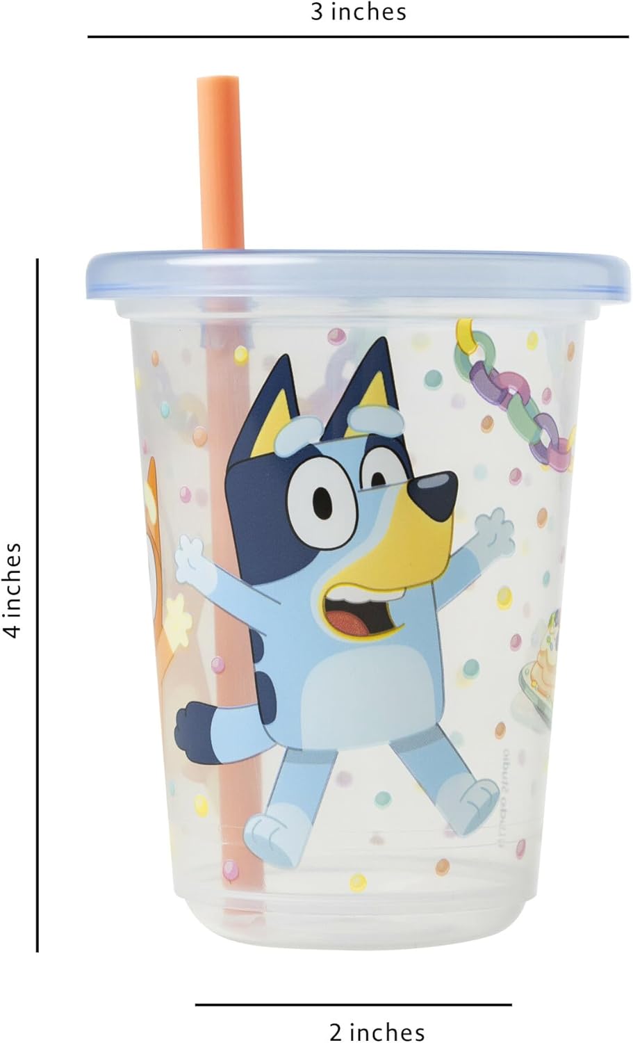 🥤“แก้วน้ำ Bluey นำเข้า 🇺🇸 ที่ใช้ง่ายและกันหก สำหรับหนูน้อยวัยหัดดื่มThe First Years Bluey Take & Toss Toddler Straw Cups ราคา 99 บาท / ใบ 🥤