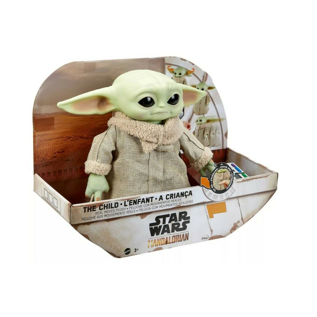 สินค้าขายดี ตุ๊กตา Animatronic Disney Star Wars Mandalorian The Child Real Moves Plush With Remote
