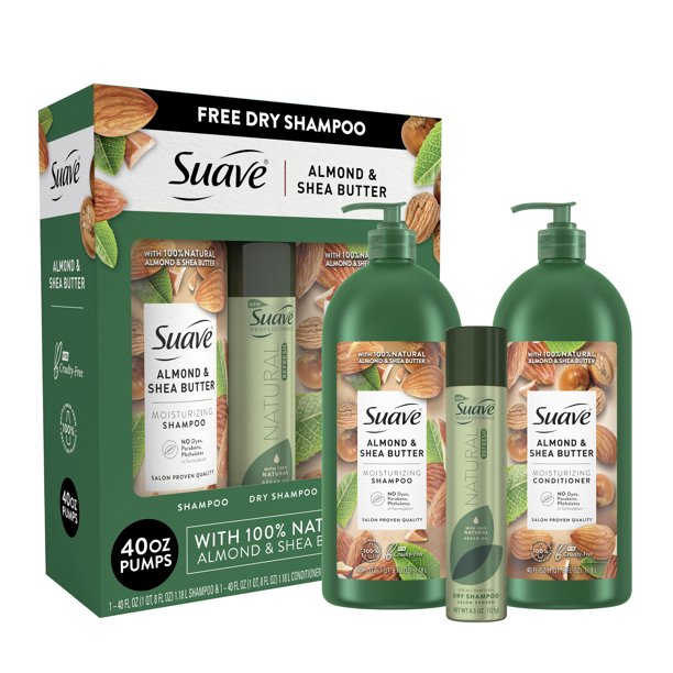 แชมพู ครีมนวดผม Suave Almond & Shea Butter Moisturizing Holiday Gift ราคา 990 บาท