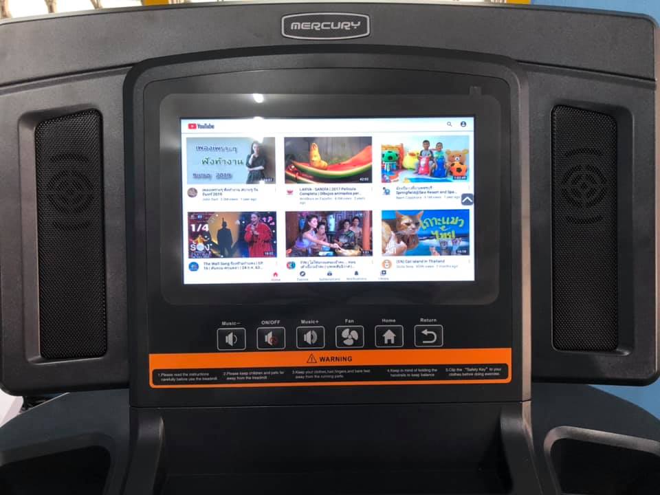 ลู่วิ่งไฟฟ้า Mercury GT5 / Touch Screen จอทัชสกรีน