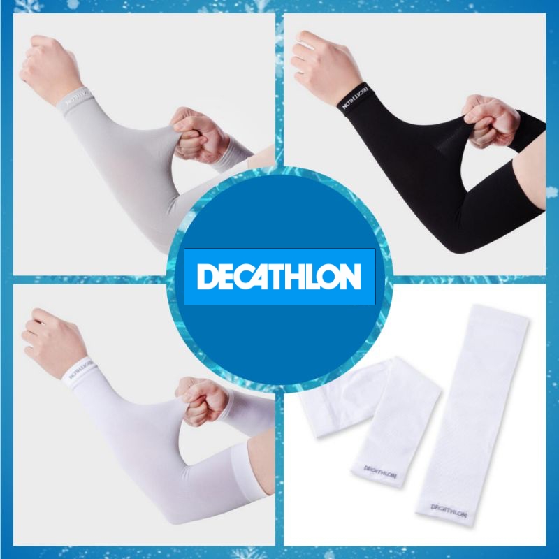 ปลอกแขนกัน UV สำหรับสายกิจกรรมกลางแจ้ง แบรนด์ Decathlon ของแท้ ปลอกหุ้มแขนกันรังสียูวี