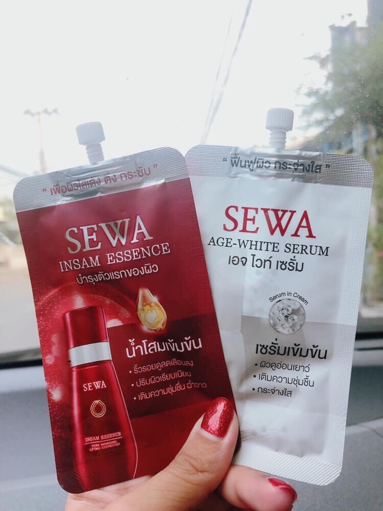เซรั่มเซวา ซองขาว Sewa Age White Serum