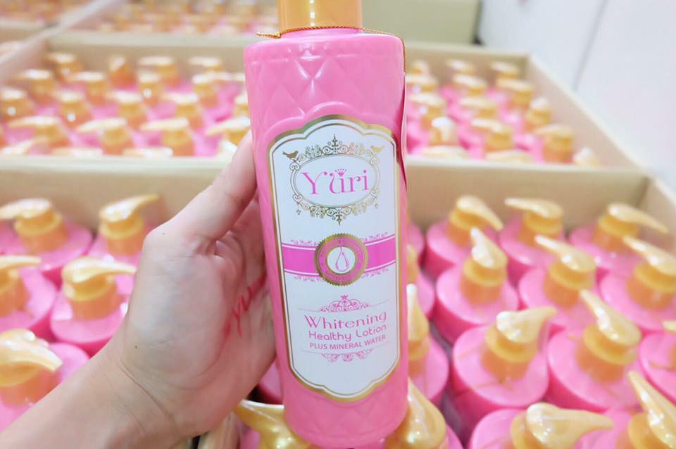 โลชั่นน้ำแร่ยูริ (Yuri Whitening Healthy Lotion Plus Mineral Water)
