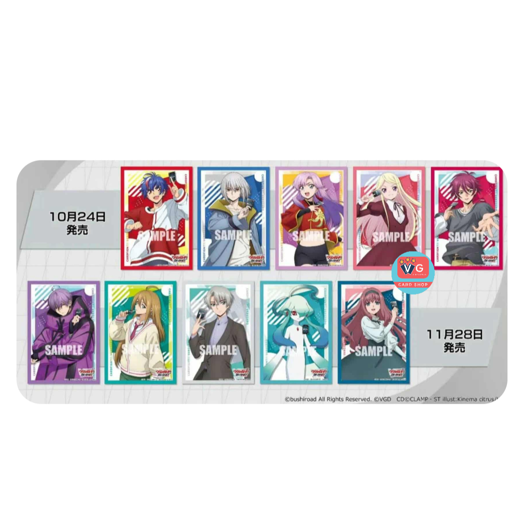 Preorder Bushiroad Mini Sleeve Cardfight Vanguard ซองใส่การ์ดแวนการ์ด สลีฟ