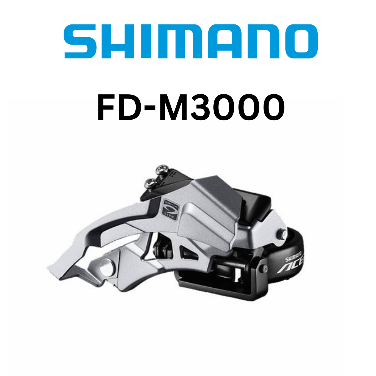 สับจาน SHIMANO ACERA รหัส FD-M3000 ขนาด 34.9/31.8 สำหรับ จานหน้า 3 ใบ