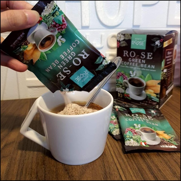 โรเซ่ กรีน คอฟฟี่ บีน RO-SE Green Coffee Bean (ส่งฟรี)