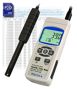 PCE รุ่น313-Aเครื่องสำหรับตรวจสอบสภาพการณ์Condition Monitoring Thermometer