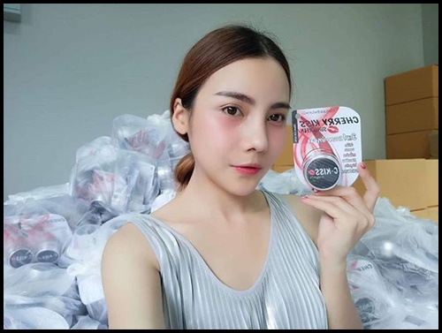 กันแดด C- kiss เชอร์รี่ คิส ซันสกรีน Cherry Kiss Sunscreen แพ็คเกจใหม่