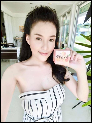 สบู่น้ำนมลูกพีช Peach Soap by FonnFonn