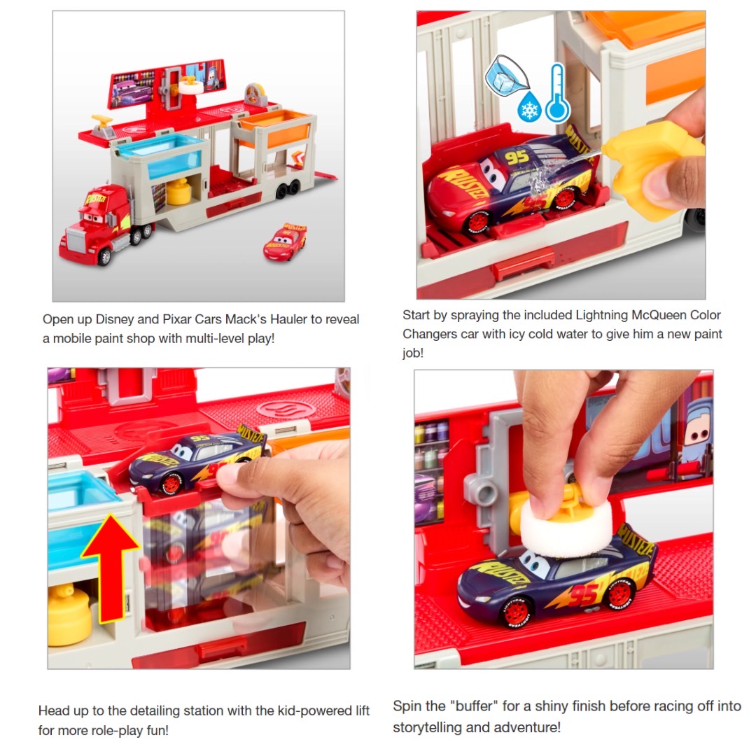 นำเข้า 🇺🇸 Cars Color Changers Mack -รถบรรทุกเปลี่ยนสีได้สุดเท่! 🚗🌈 ราคา 2,290 บาท