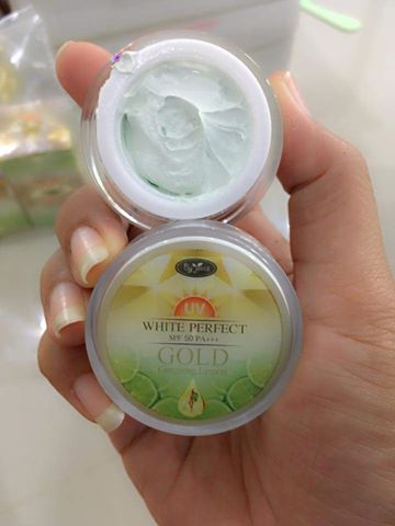 ครีมโสมมะนาวทองคำ Gold ginseng lemon (ครีมบำรุงผิวหน้า สูตรกลางวัน - กลางคืน)