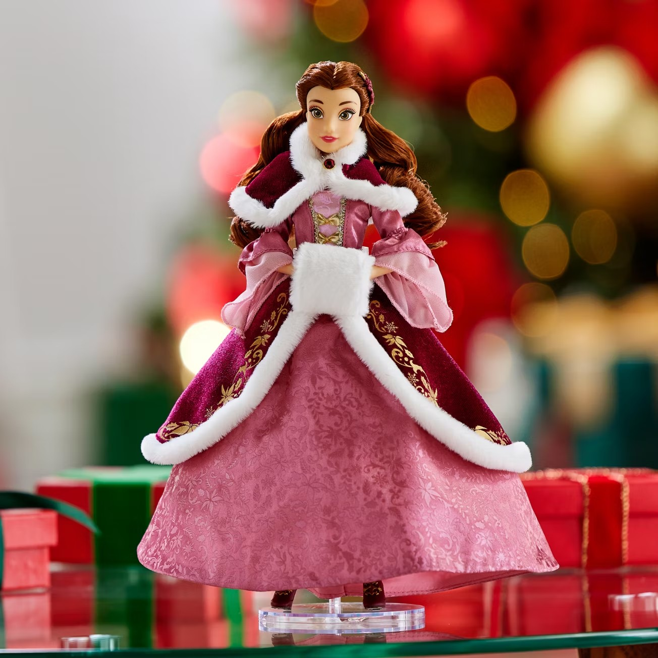 นำเข้า USA ตุ๊กตา Belle 2024 Holiday Special Edition Doll, Beauty and the Beast ราคา 2,990 บาท