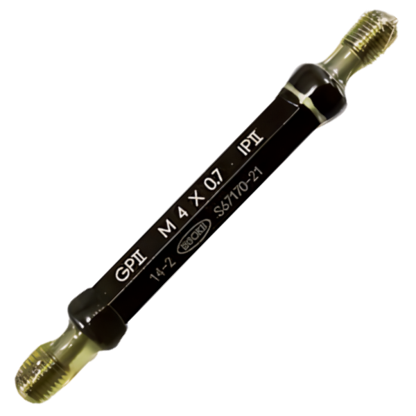 Issoku รหัสสินค้าM4P0.7-GPWP2เกจวัดเกลียวในมาตรฐานญี่ปุ่น,Screw thread Plug Gauge(Metric Coarse,JIS Class2)M4X0.7-GPWP2