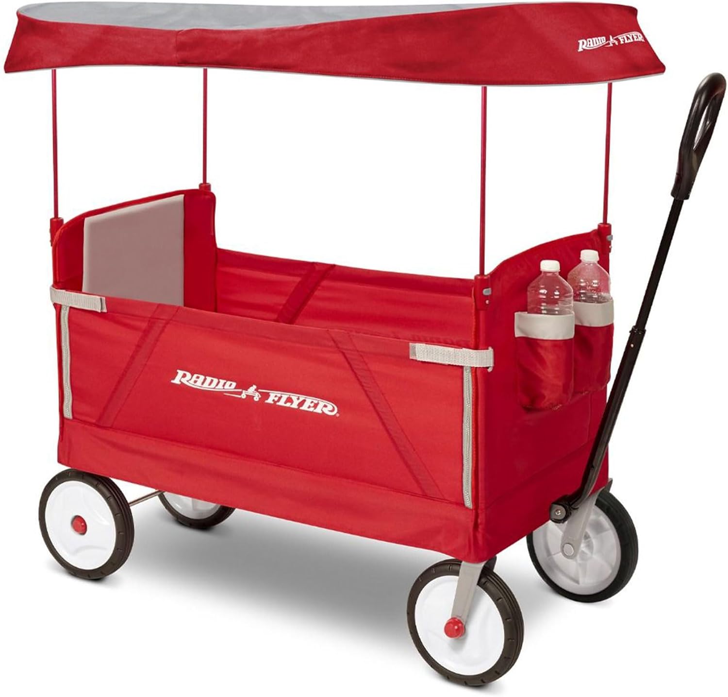 ใหม่ล่าสุด✨ รถลากนำเข้าเองจาก🇺🇸 ของแท้ 💯 Radio Flyer 3-in-1 EZ Fold Wagon; Red Folding Wagon with Canopy; Collapsible Wagon for Kids - รถลาก วากอน 3 in 1 สำหรับเด็ก มาพร้อมหลังคา สีแดง ราคา 8990 บาท