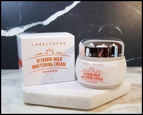 ครีมหน้าสด Vitamin Milk Whitening Cream ครีมดังจากเกาหลี