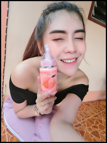 โลชั่นกันแดดพีช Peach Sunscreen by MAYZIIO