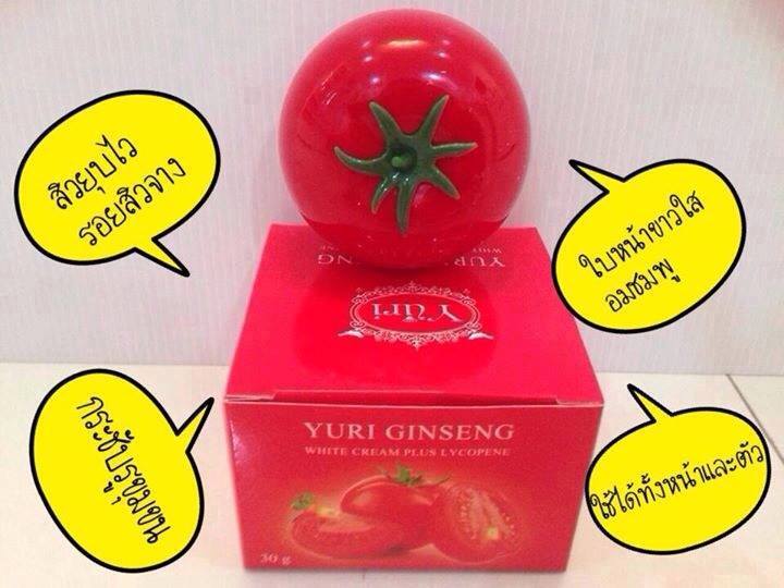 ครีมมะเขือเทศ YURI GINSENG WHITE CREAM PLUS LYCOPENE