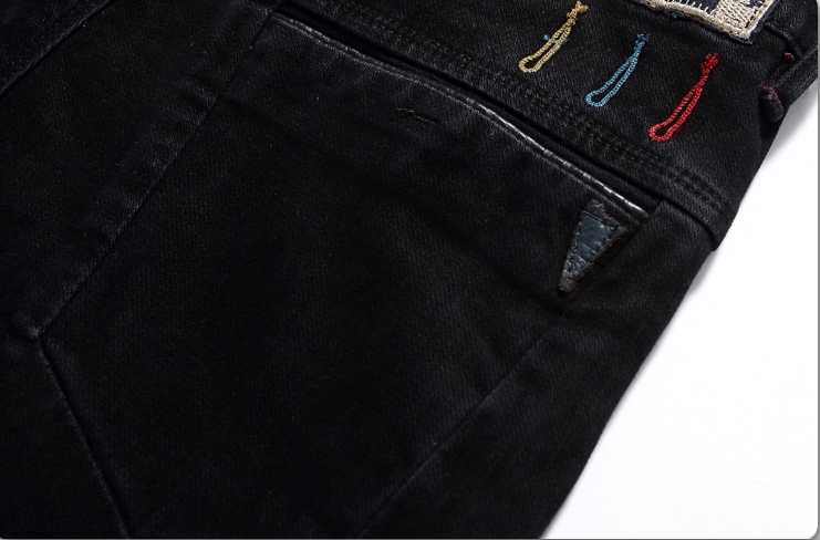 YM5908003 ยีนส์ชายสีดำแฟชั่นเกาหลี ขากระบอกเล็ก 28-38 (พรีออเดอร์) YM5908003 ชิ้น