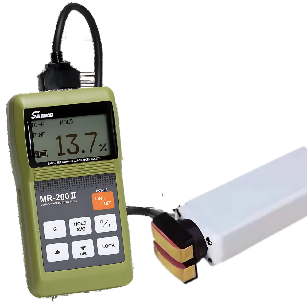 Sanko รหัส MR-200II-KG-PA เครื่องวัดความชื้นและโพรบสำหรับวัดกระดาษ,Paper/cardboard Electric moisture meter,with KG-PA standard probe,meas.range:3.5～40%