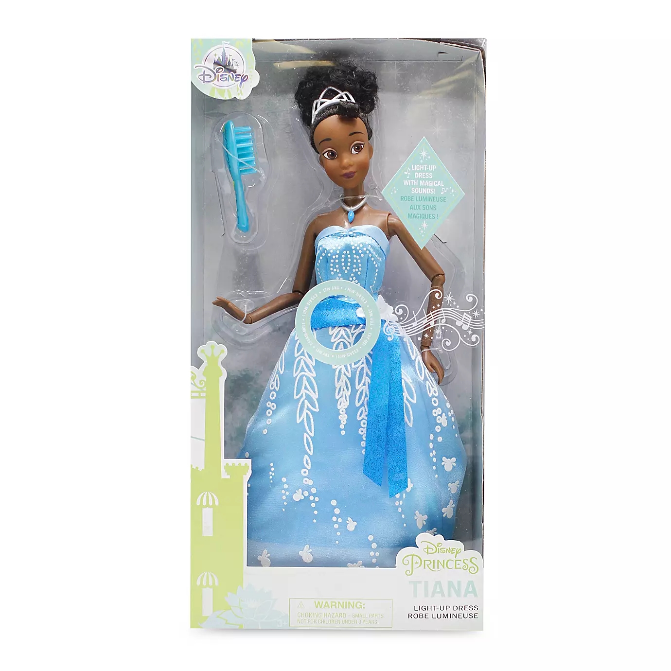 ตุ๊กตา Tiana Premium พร้อมชุดมีไฟ - The Princess and the Frog 11 '' ราคา 1,090 บาท
