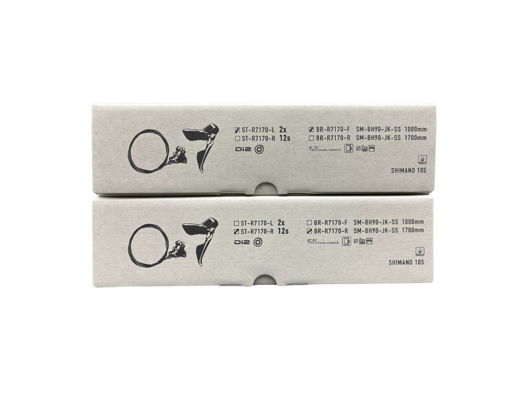 ชุดดิสเบรค Shimano 105 DI2 / 12 Speed รุ่น ST-R7170 + BR-R7170 ประกันศูนย์ไทย