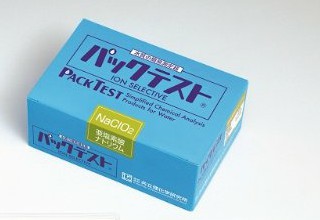 Kyoritsu รหัสสินค้าWAK-NaClO2ชุดทดสอบคุณภาพน้ำค่าโซเดียมคลอไรท์,PackTest Sodium Chlorite(40pcs./box)