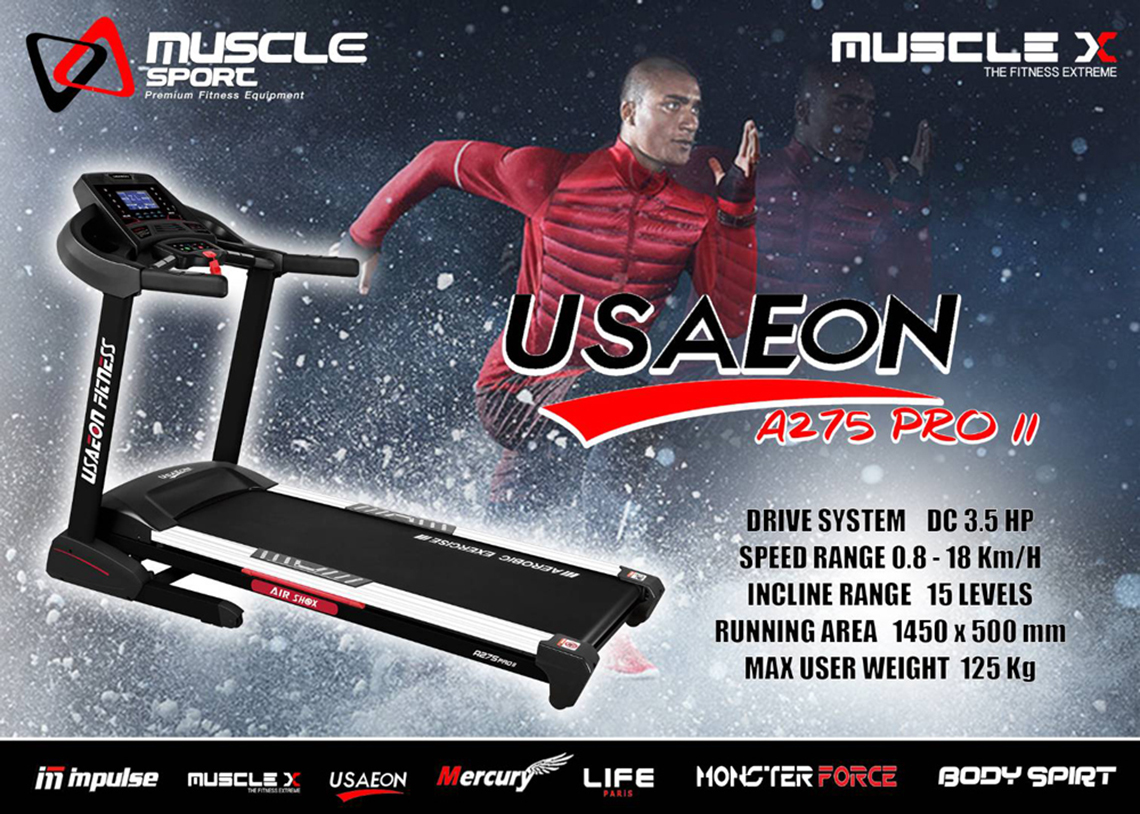 ขายตัวโชว์ลู่วิ่งไฟฟ้า USAeon รุ่น A275Pro2 Treadmill USA