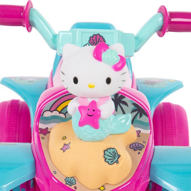 รถ Hello Kitty 6V Girls' Electric Ride-On Bubble Quad สีชมพู โดย Huffy ราคา 5,990 - บาท