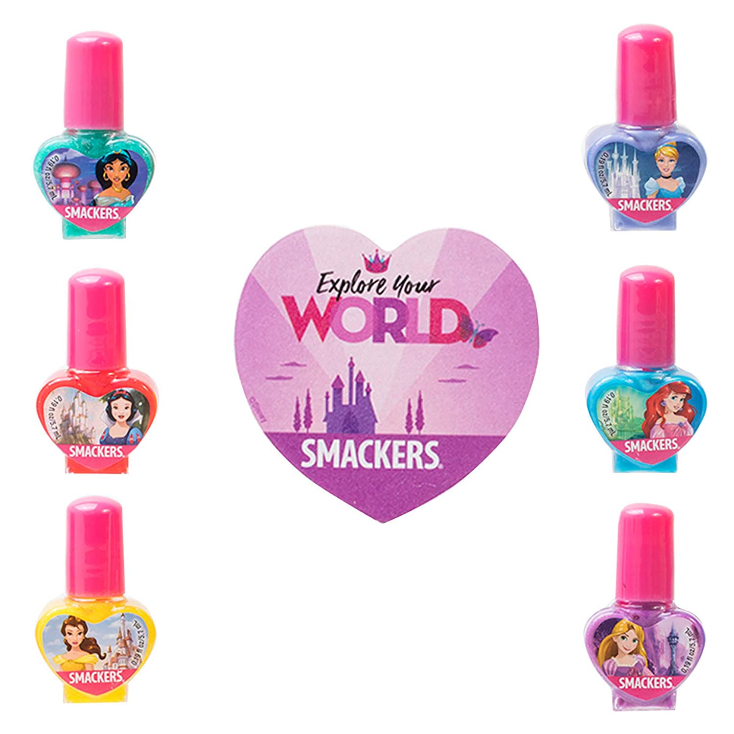 Lip Smacker Disney Nail Collection, น้ำยาทาเล็บเจ้าหญิง, ชุดน้ำยาทาเล็บ 6 ชิ้น ราคา 350 บาท