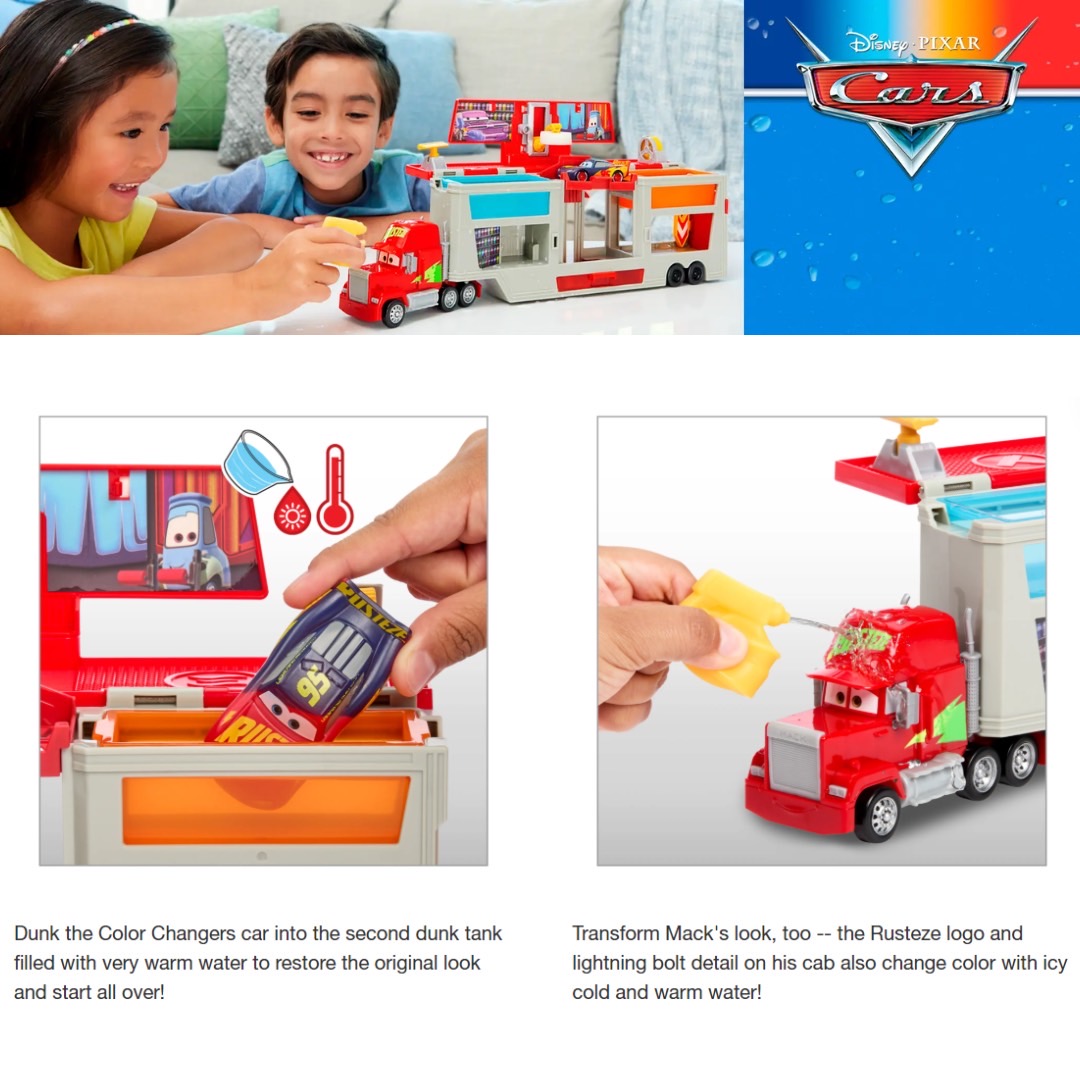 นำเข้า 🇺🇸 Cars Color Changers Mack -รถบรรทุกเปลี่ยนสีได้สุดเท่! 🚗🌈 ราคา 2,290 บาท