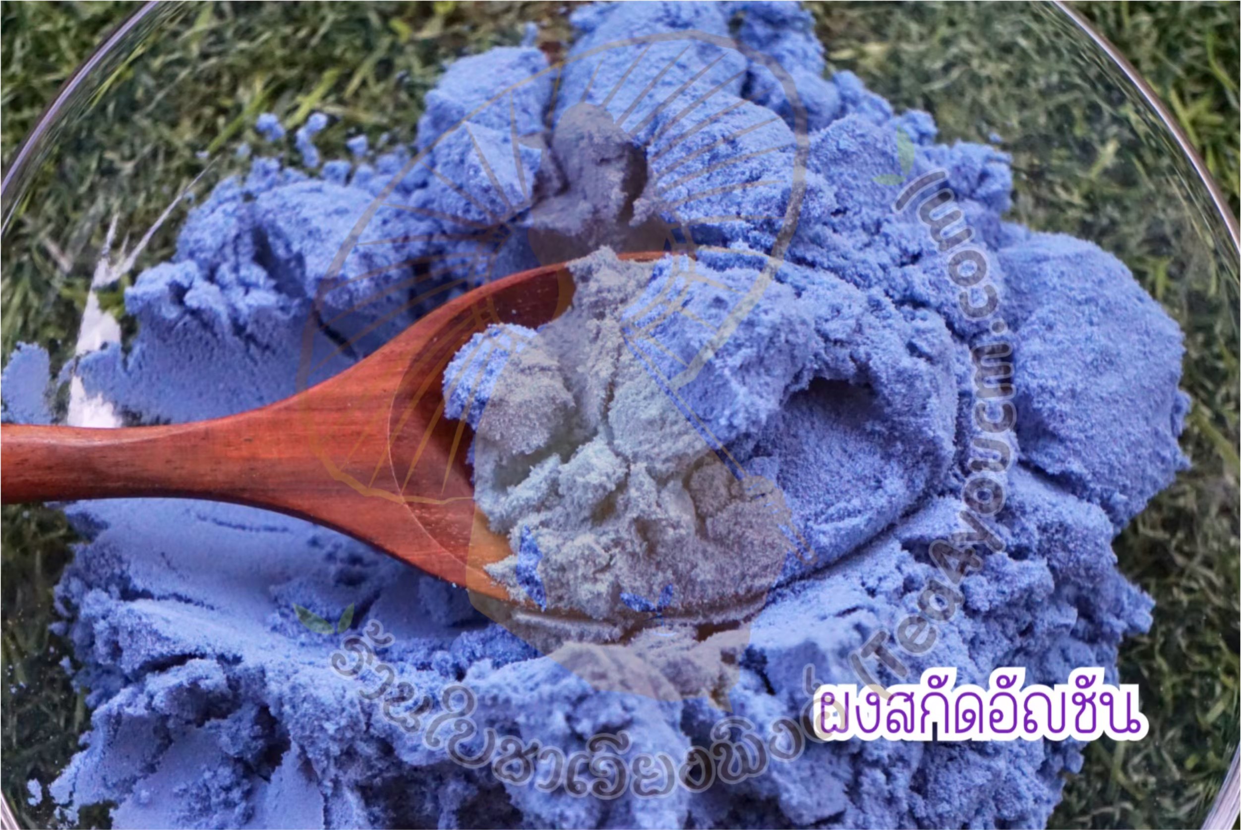 ผงดอกอัญชัน ขนาด 100 กรัม ผงอัญชันสกัดเข้มข้น ผงชาอัญชัน (Blue Butterfly Pea Extract) ไม่ใส่นม ไม่มีน้ำตาล ละลายได้ในน้ำอุ่นและน้ำเย็น ไม่มีตะกอนตกค้าง ผงอัญชันเหมาะสำหรับทำเครื่องดื่ม และเบเกอรี่ Dried Blue Butterfly Pea Powder For Beverages and Bakery.