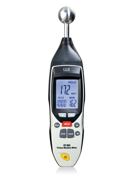 DT-853 เครื่องวัดความชื้นของวัสดุก่อสร้าง