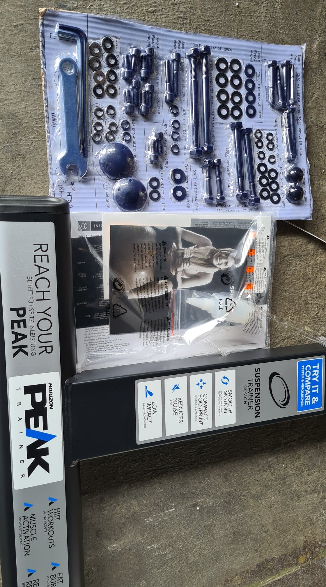 Elliptical horizon ht.50 peak trainer/เครื่องเดินวงรี