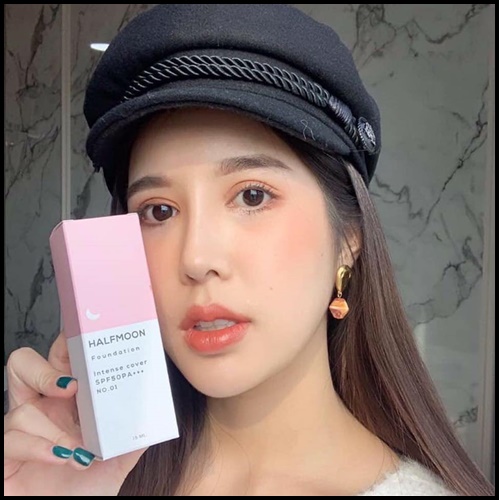 รองพื้นพระจันทร์ รองพื้นหน้าเงา Halfmoon