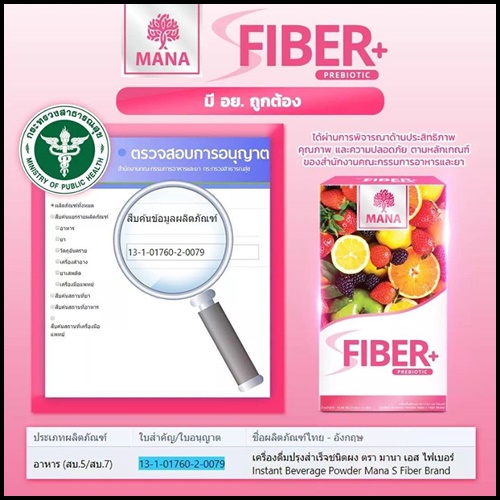 MANA FIBER มานา ไฟเบอร์
