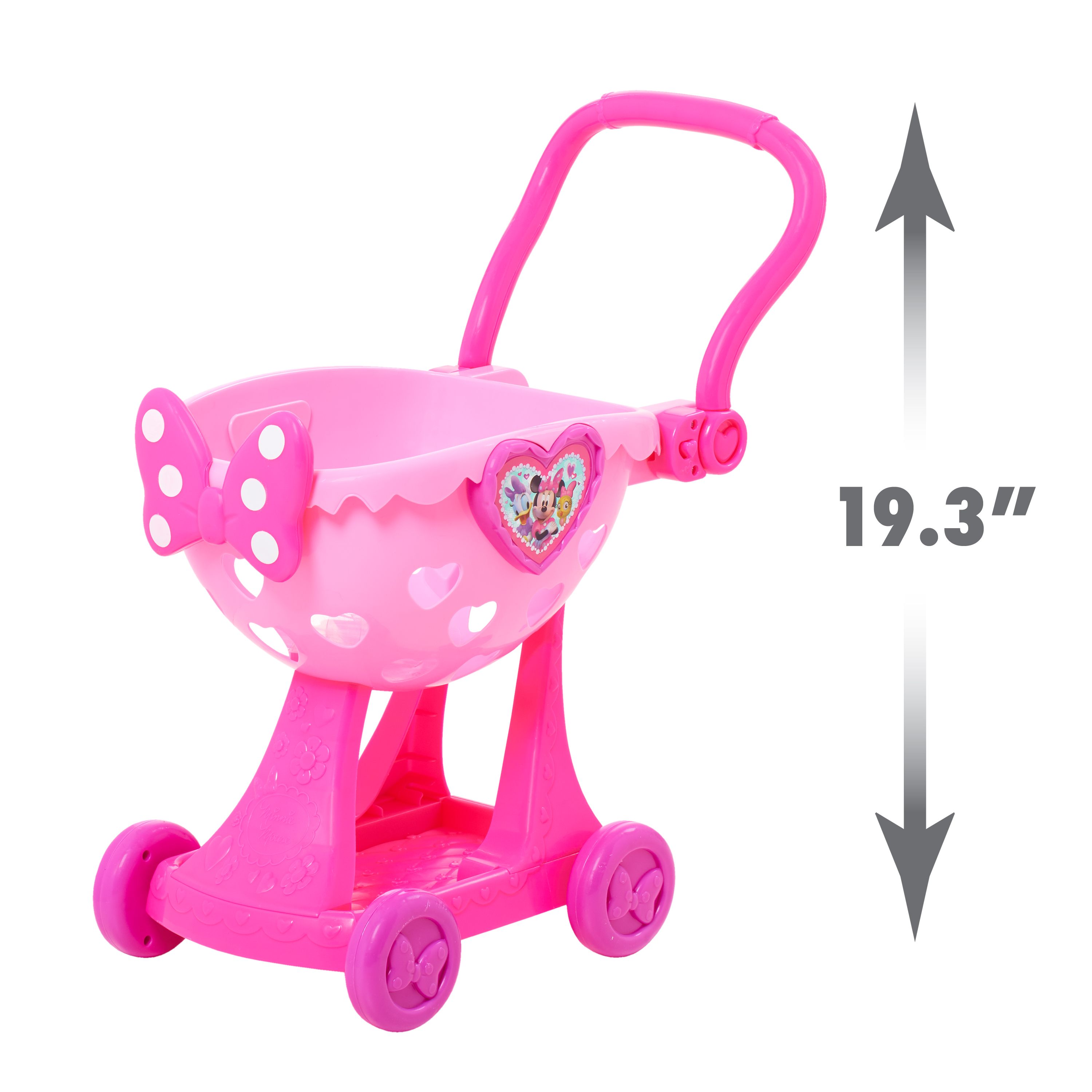 รถเข็นช๊อปปิ้งคาร์ทมินนี่ Minnie Happy Helpers Bowtique Shopping Cart Pink