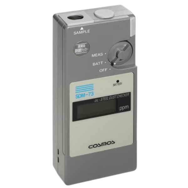 New Cosmos รุ่น SDM-73 เครื่องวัดเเละวิเคราะห์ผงเหล็กในน้ำมัน,Oil Steel Dust CheckerSDM-73,Meas.range:0～19999wt ppm